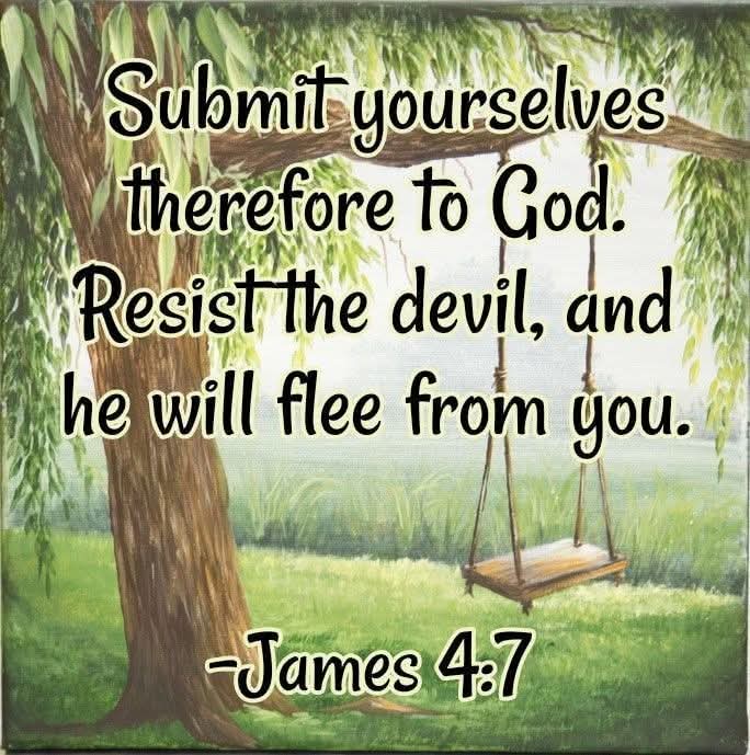 Victory in submitting to God.