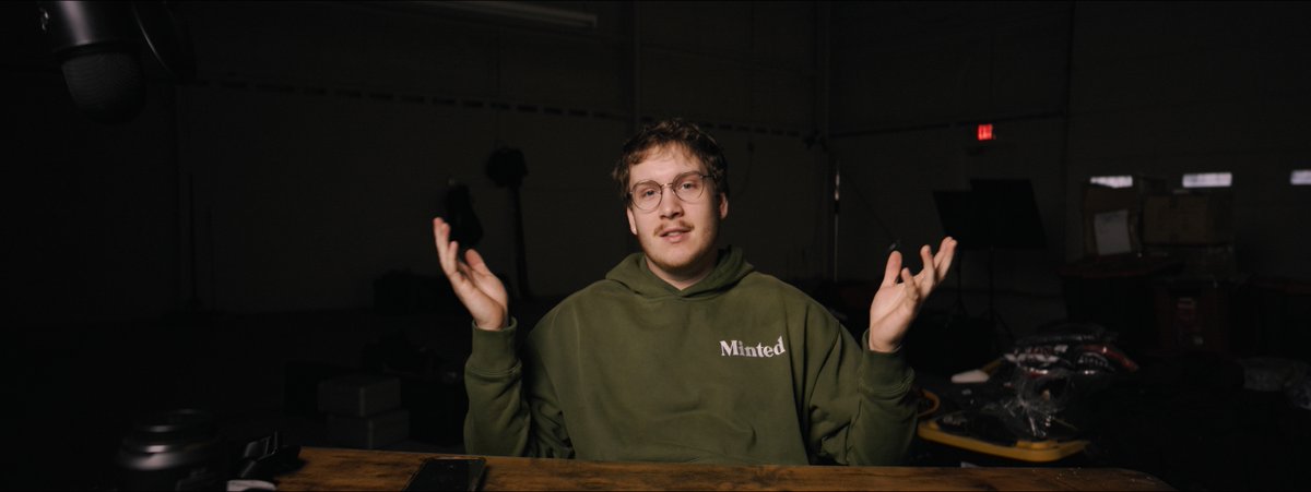 Messing around with some different talking head scenes in anamorphic, not sure what look I prefer.

Of course repping minted <a href="/MarcusMilione/">Marcus Milione</a>