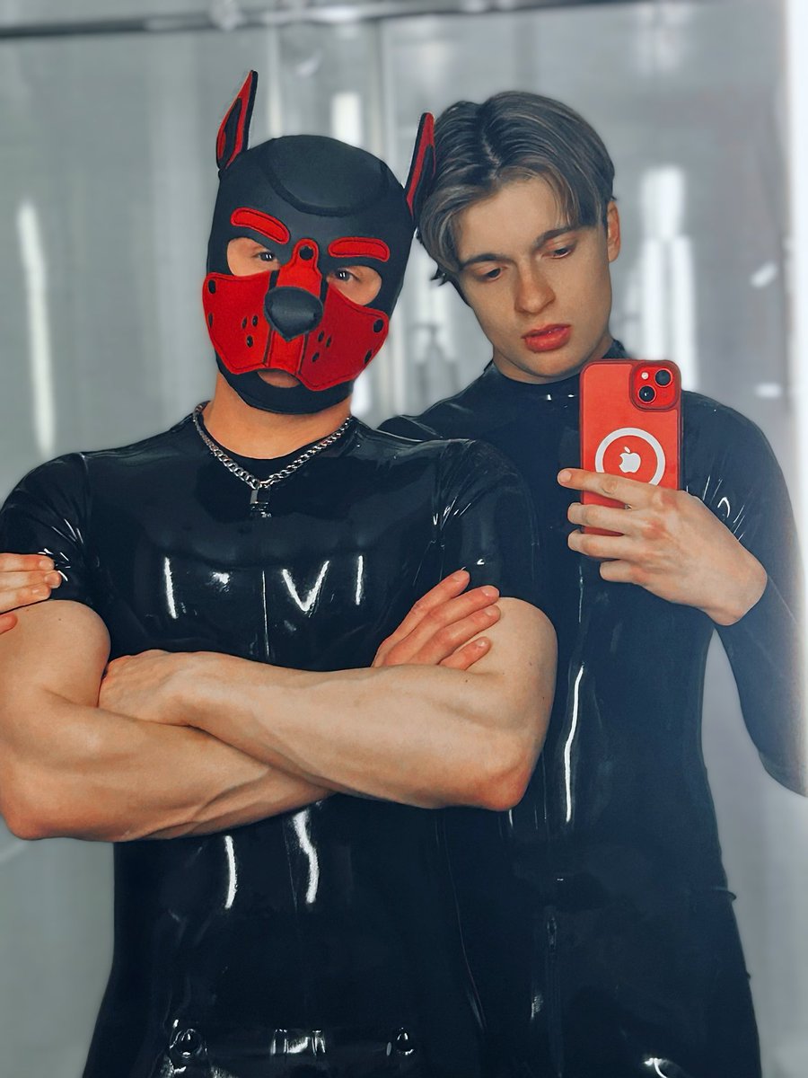 PupHabeas's tweet photo. Had a blast taking on the “Big Apple” with @spaceytwink as two shinny boys. #fratpup #jockpup #rubberboys https://t.co/OMW0cHbPzC