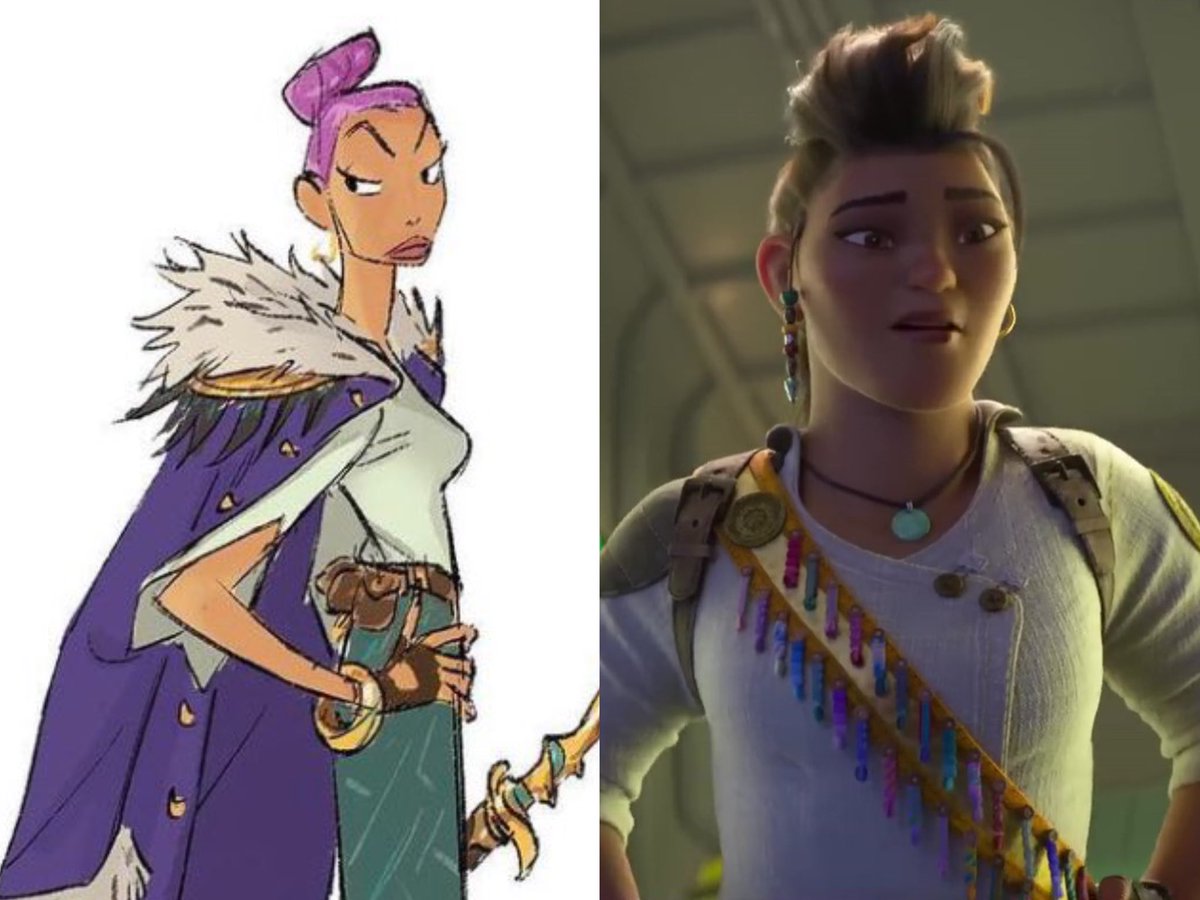 SLAYJENSEN's tweet image. And while we’re on the subject, look at how they butchered Strange World too.. these fugly ass tomato noses and bland wardrobe choices