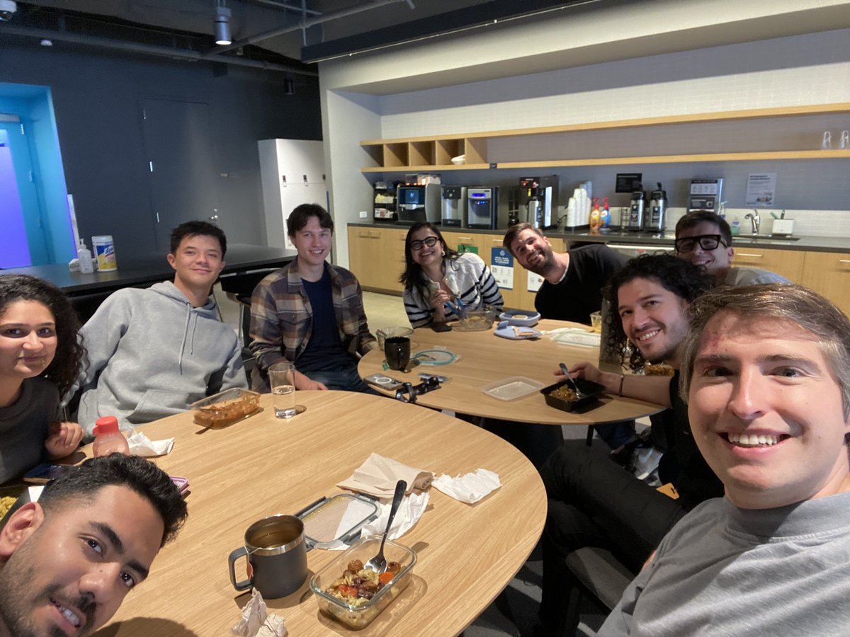 MichaelSWishart's tweet photo. Coming back with @amazon new RTO policy has been energizing. First time I can remember having a serendipitous lunch with more than two people. We had fun catching up on holidays and the best home cooked meals. Excited for more chance encounters to come @awscloud https://t.co/gG694lw9ej