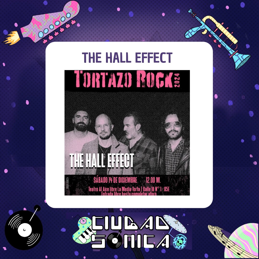 El Tortazo Rock, evento celebrado el pasado 14 de diciembre, reunió a destacadas como The Hall Effect. Óscar y Douglas comparten detalles de cómo están trabajando en esta nueva producción.
Escúchanos en tu plataforma favorita:
Anchor: anchor.fm/ciudadsonica