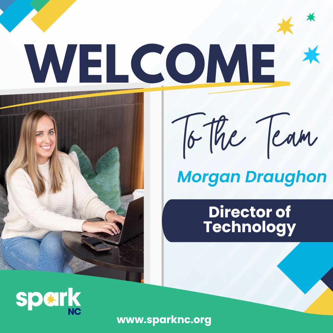 We’re thrilled to welcome Morgan Draughon as SparkNC’s new Director of Technology! 🎉 Since November 2022, Morgan has been pivotal in our Area9 partnership and brings expertise in instructional design, product innovation, and tech-driven learning solutions. Welcome, Morgan! 🚀