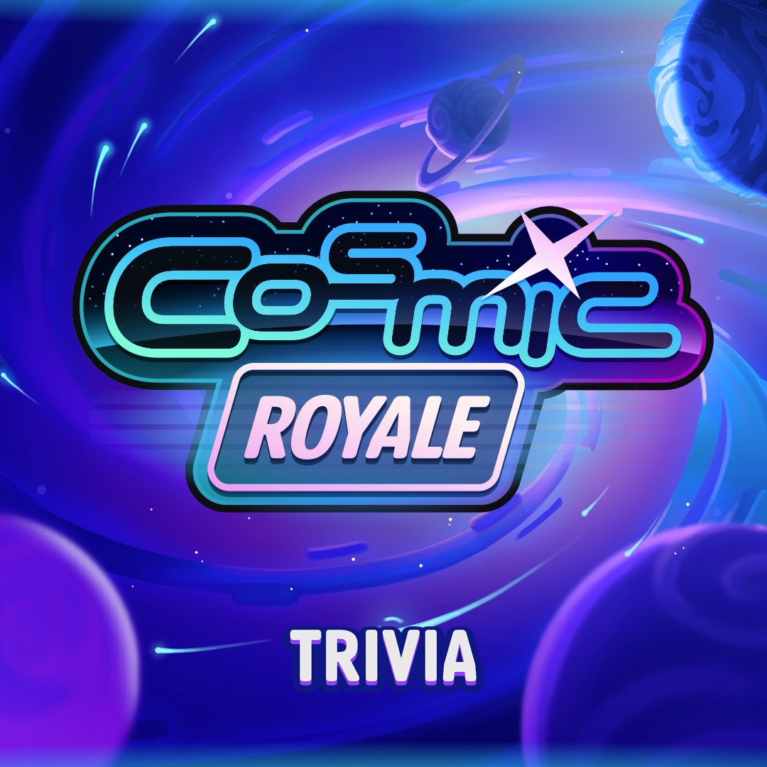 Join tomorrow's Trivia Quiz and compete to win 1000 comets if you reach the top 10! 🎉

🔗 mtrvrs.com/CosmicDiscord