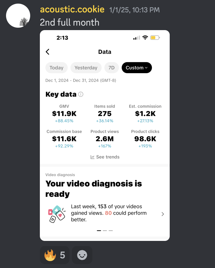 $1.2K with 15 hours of work

Amazing results for Cookie in his second month inside <a href="/SocialClubAC/">Social Club</a>

That’s basically $80 per hour

The only jobs paying you that much in US are:

- Emergency room doctor/nurse
- Senior Copywriters
- Museum Curators

We are waiting for you inside