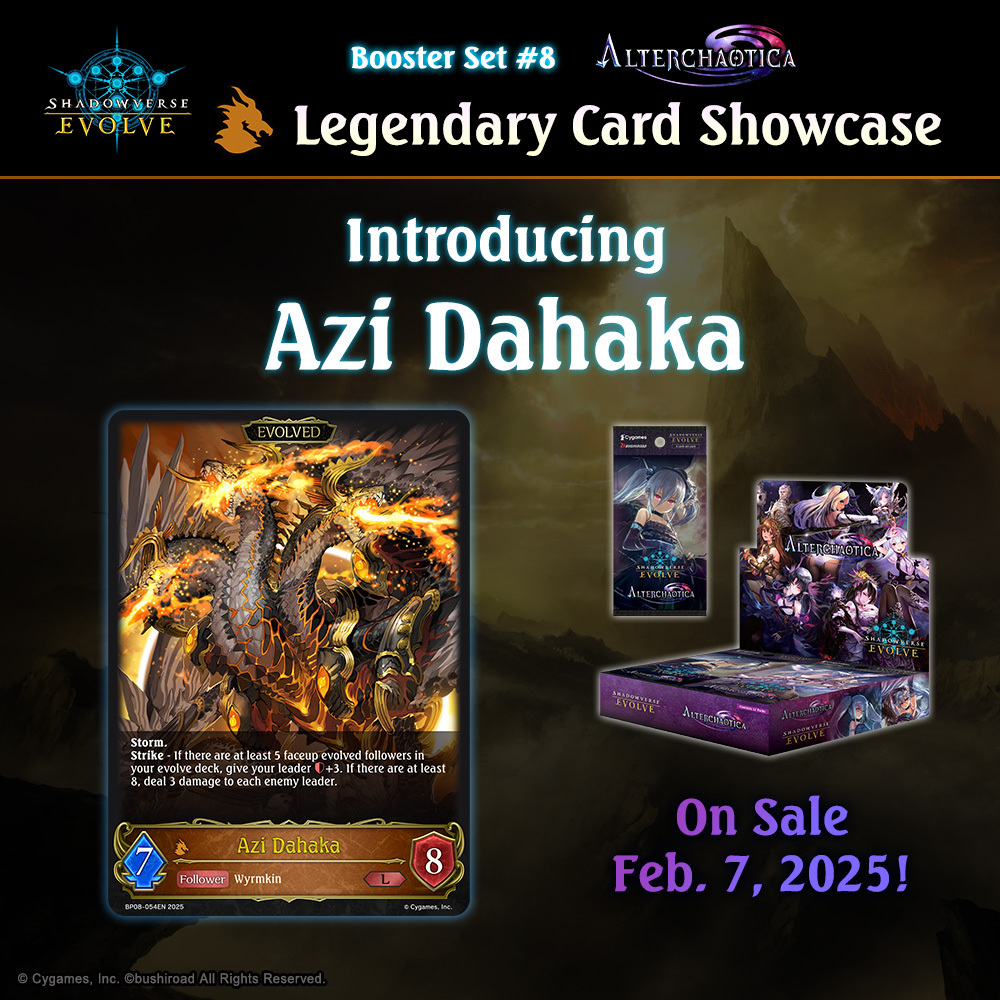 Azi Dahaka brings pure wickedness in the eighth booster set