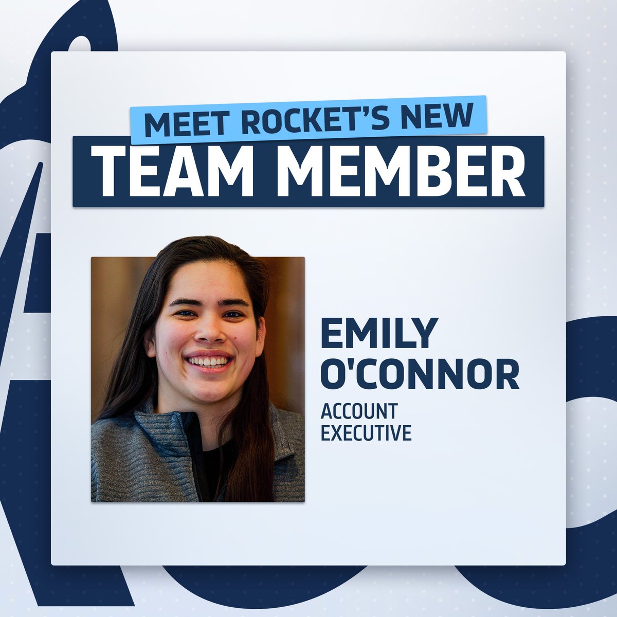 alumni_rocket's tweet image. We love growing the Rocket family! Help us welcome our newest team member, Emily.

#LegacyRedefined 🏆