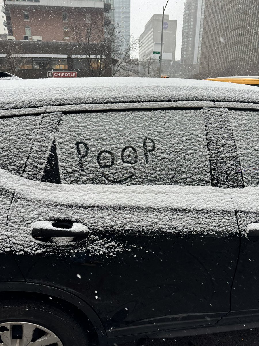 nyc: snows for like an hour 
me: