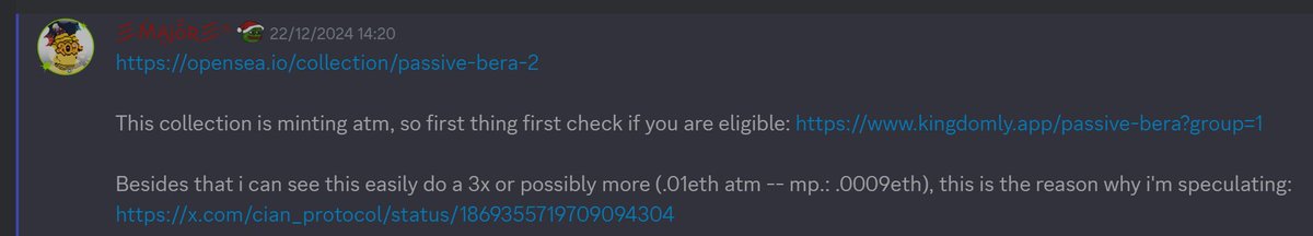 彡ṀḀjṏƦ彡® (@m_m3l) on Twitter photo From .01eth to .045eth
Only for my <a href="/InjectivePepes/">Injective Pepes</a> fam. Grab 5 Pepes and join us, we print big time 🙃
injective.talis.art/collection/650… From .01eth to .045eth
Only for my <a href="/InjectivePepes/">Injective Pepes</a> fam. Grab 5 Pepes and join us, we print big time 🙃
injective.talis.art/collection/650…