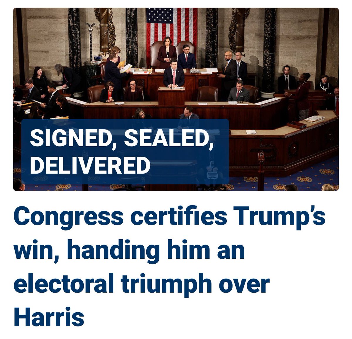 CONGRATULATIONS TEAM!!!

<a href="/realDonaldTrump/">Donald J. Trump</a> <a href="/JDVance/">JD Vance</a> 
<a href="/RonnyJacksonTX/">Ronny Jackson</a> 
<a href="/RepNancyMace/">Rep. Nancy Mace</a>