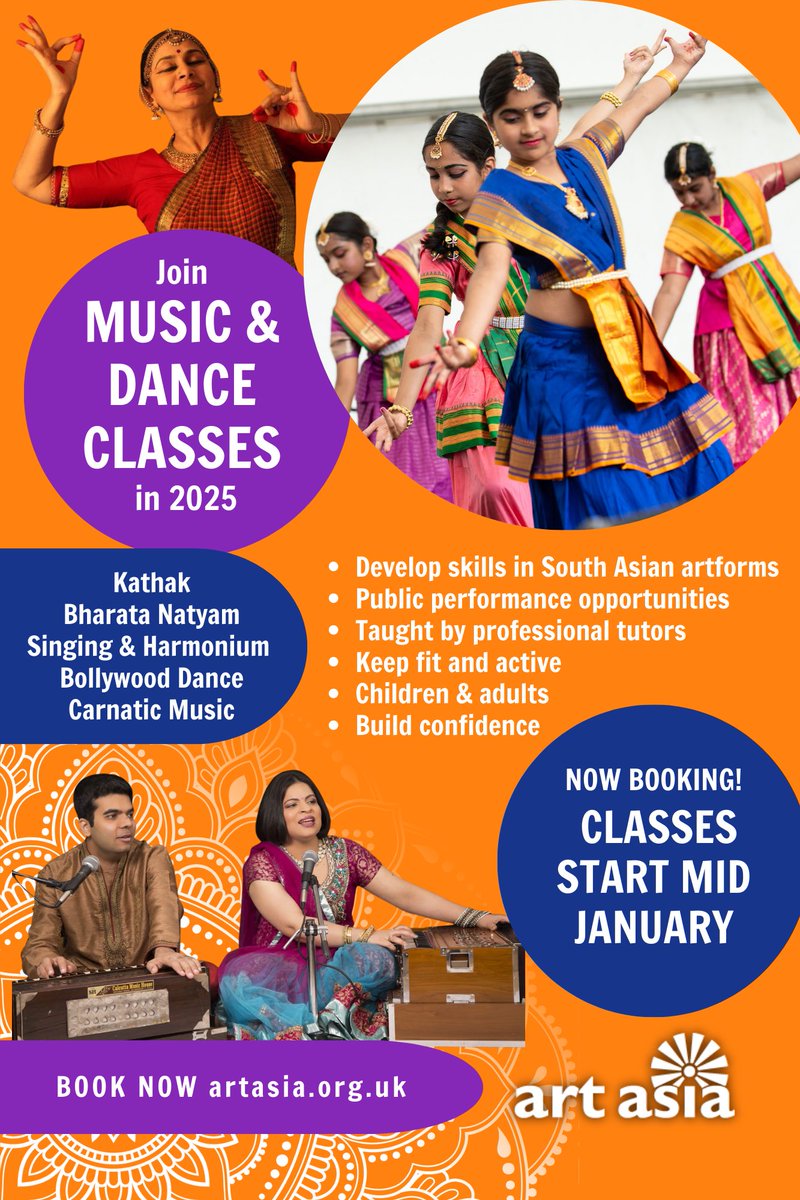 Our spring term dance and music classes start next week NEXT WEEK! 
Don’t miss out, book online now. Artasia.org.uk