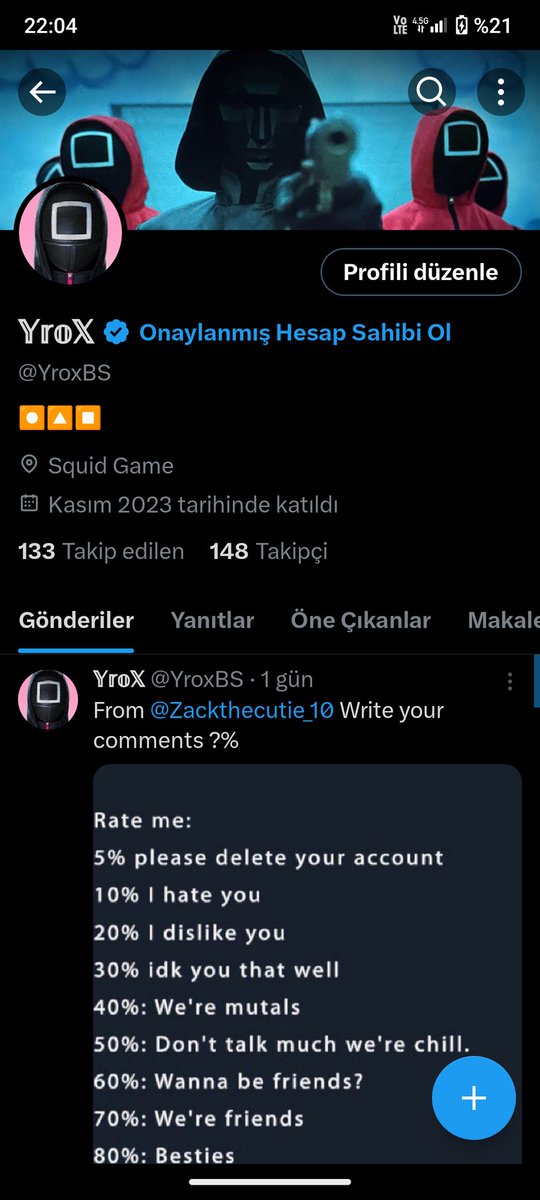 _Yrox_'s tweet image. Nooo Where is my 150+ follower😭