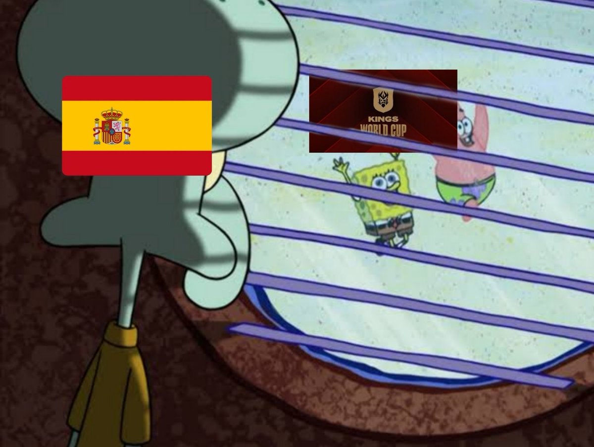 JaredDzzs's tweet photo. España pasa a ser espectador de un torneo que ellos inventaron JAJAJAJA #KingsLeague #KingsWorldCupNations https://t.co/ZMacNruWPZ