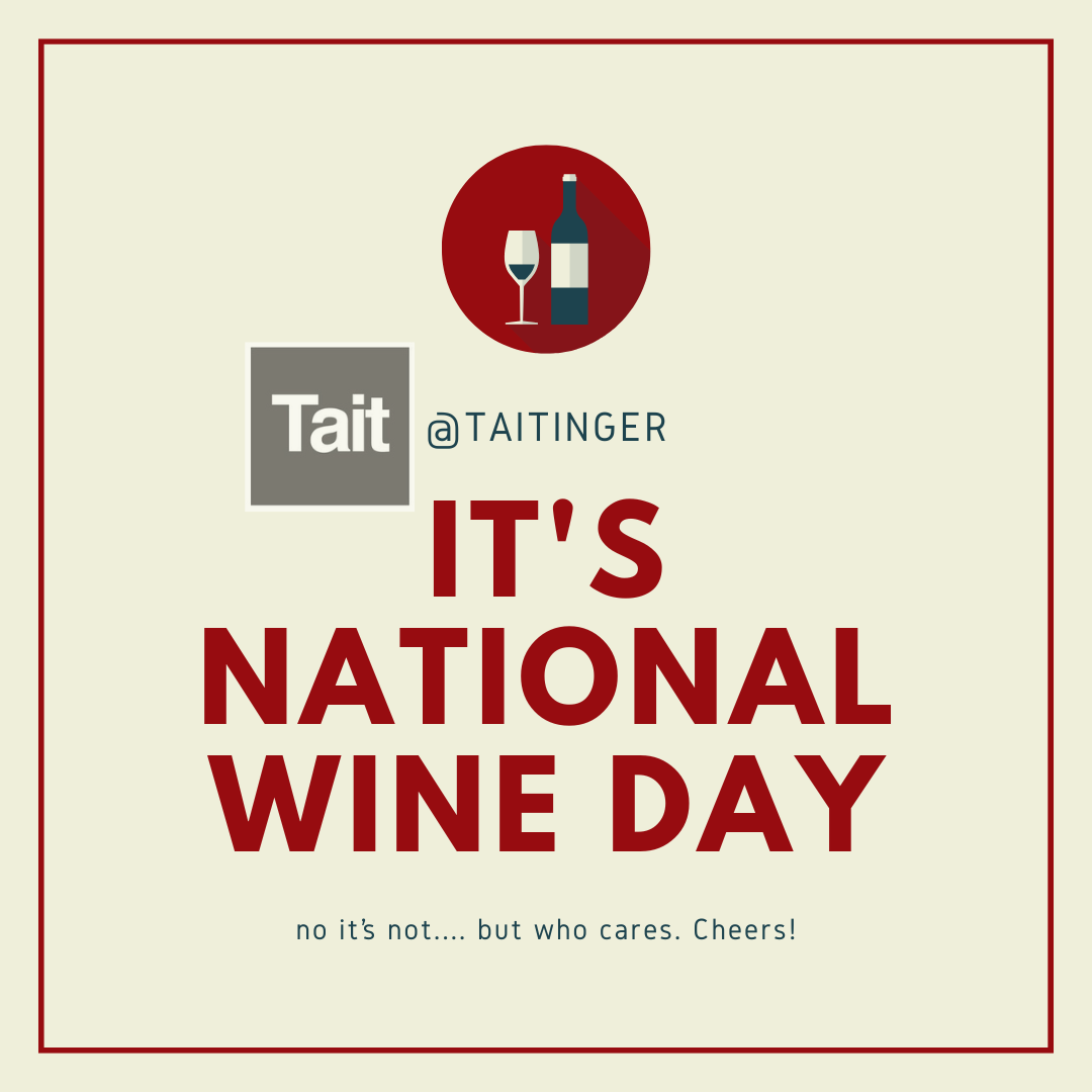 Taitinger's tweet image. National wine day today. Cheers! 
#wine