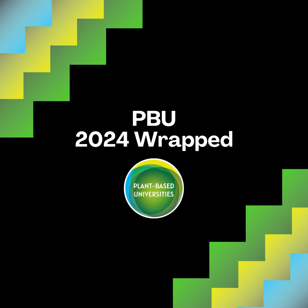 plantbasedunis's tweet photo. PBU 2024 wrapped🎉

This year has been full of growth, community and some amazing wins. Here’s to 2025 being even better!🌱

What has your top PBU highlight been this year? Comment below👇 https://t.co/NFDzH1UDym