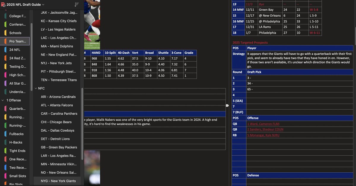 DraftVogel's tweet image. It’s officially NFL Draft Season!

18 draft slots are set for the upcoming NFL Draft.

Get ahead of the game with the most complete NFL Draft Guide in the business:

draftvogel.kit.com/products/vogel…

- LIVE all draft season
- NFL team reports
- NFL team draft boards
- NFL team scouting…