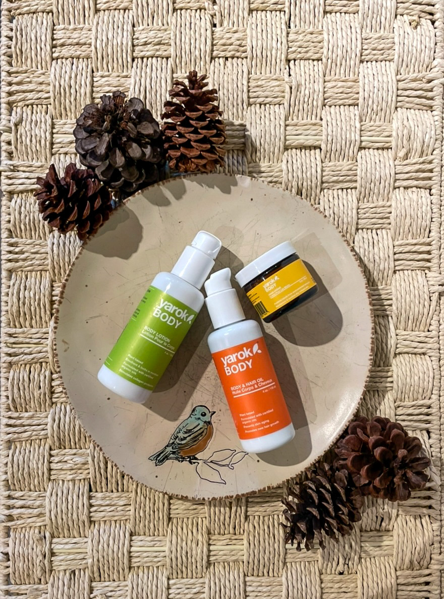 Yarok skincare is made from clean, ultra nutrient ingredients, including certified organic essential oils, like sage, sweet orange, ginger, turmeric, geranium, and rosemary🪻 #yarok #organic #vegan