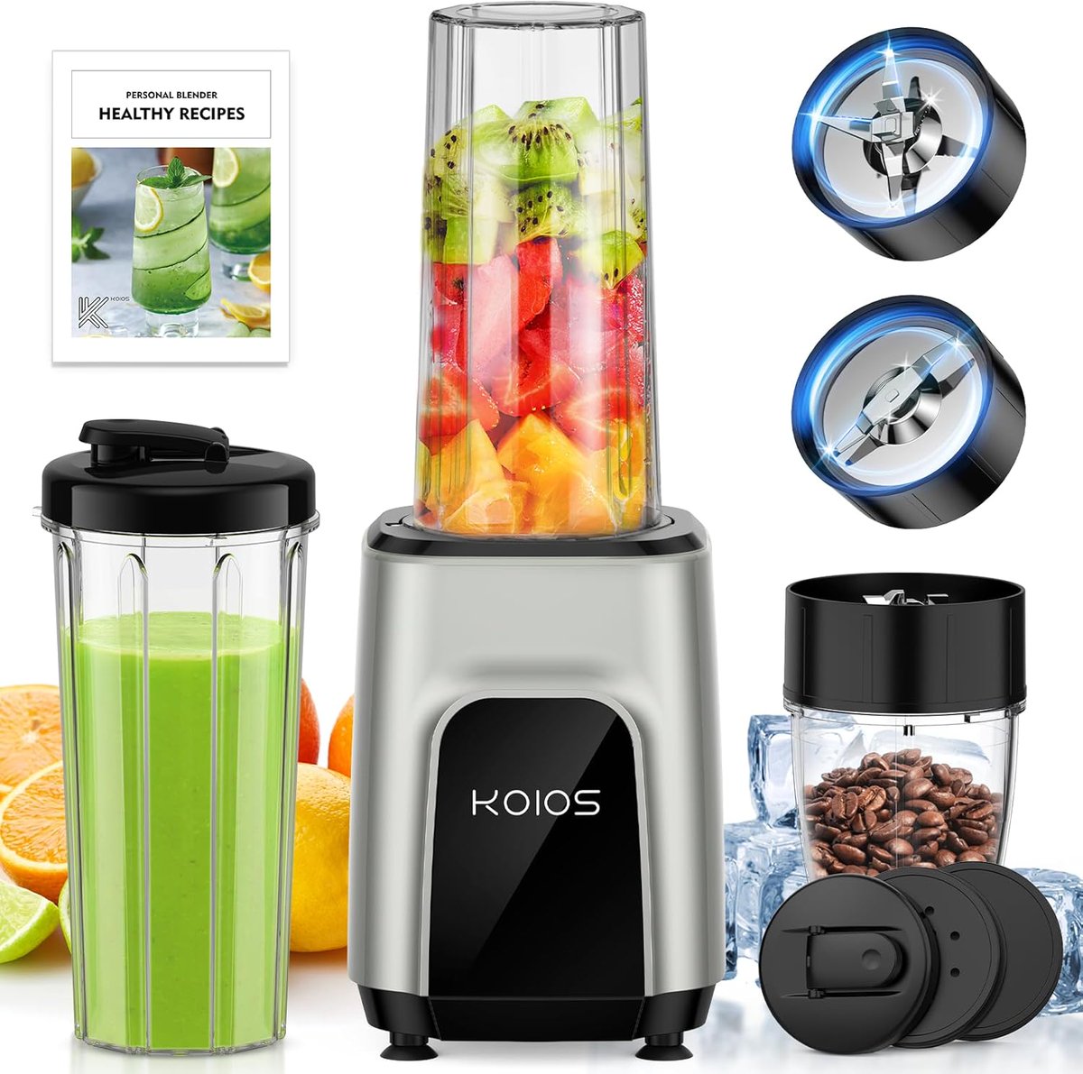 blue_deals1's tweet image. 🍹 KOIOS Smoothies Blender, 900W Personal Blender and Grinder Combo - ✅$23.21

💲 Was: $39.21
✂️ Clip $16 off coupon
🔖 Use code: 47A9QHAV

Link: amzn.to/4a50IEU

#SmoothiesBlender #TechDeals #GreatDeal #KOIOS #Coupons