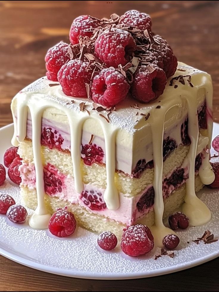 ann_ann886's tweet photo. White Chocolate Raspberry Cake https://t.co/jAVi0O6jjB