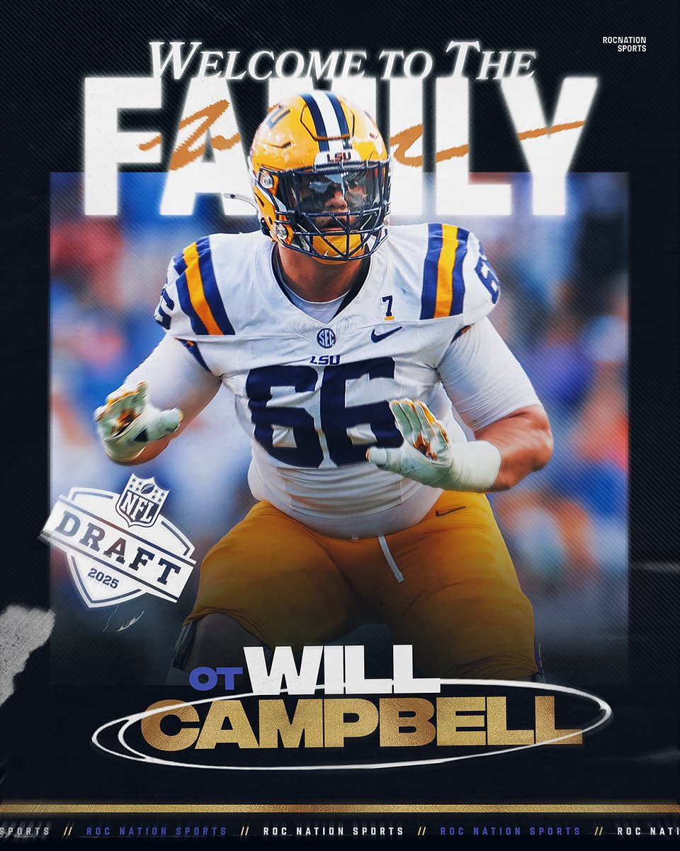Welcome to the Family, <a href="/will_campbell66/">Will Campbell</a> 💎 #RocNationSports