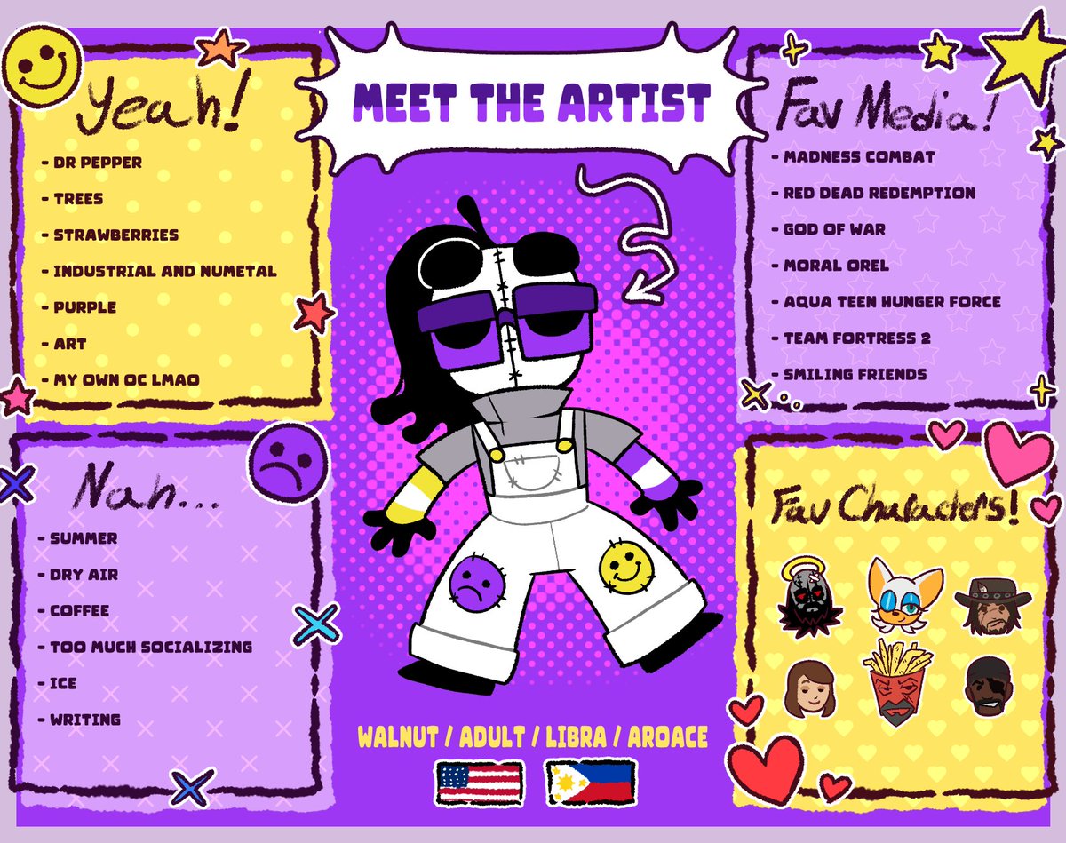 thenuttyart's tweet image. Making this meet the artist my new pinned lol. Other socials and k0mm info will be in the comments