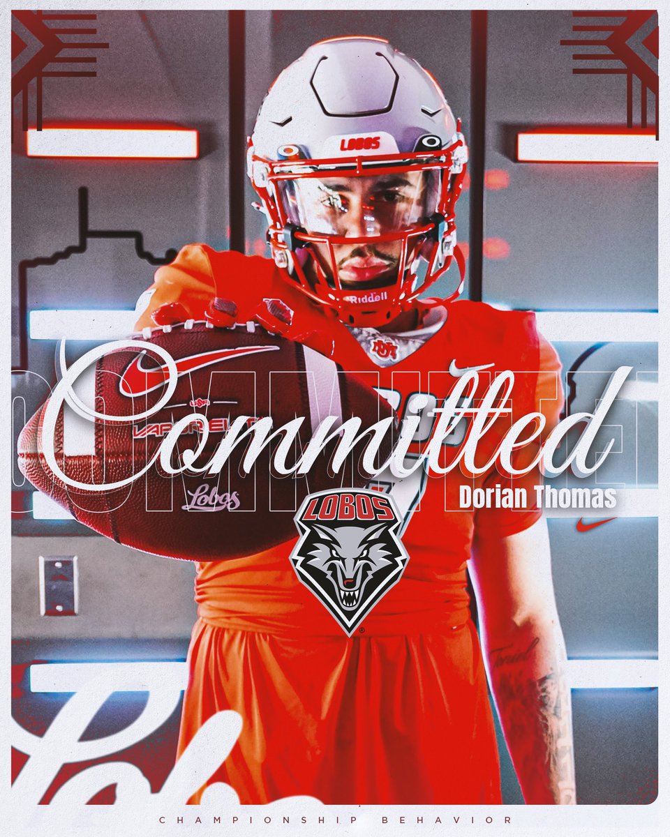 100% #Committed 
<a href="/tonielthomas/">Toni Thomas</a> 
<a href="/UNMLoboFB/">New Mexico Football</a>