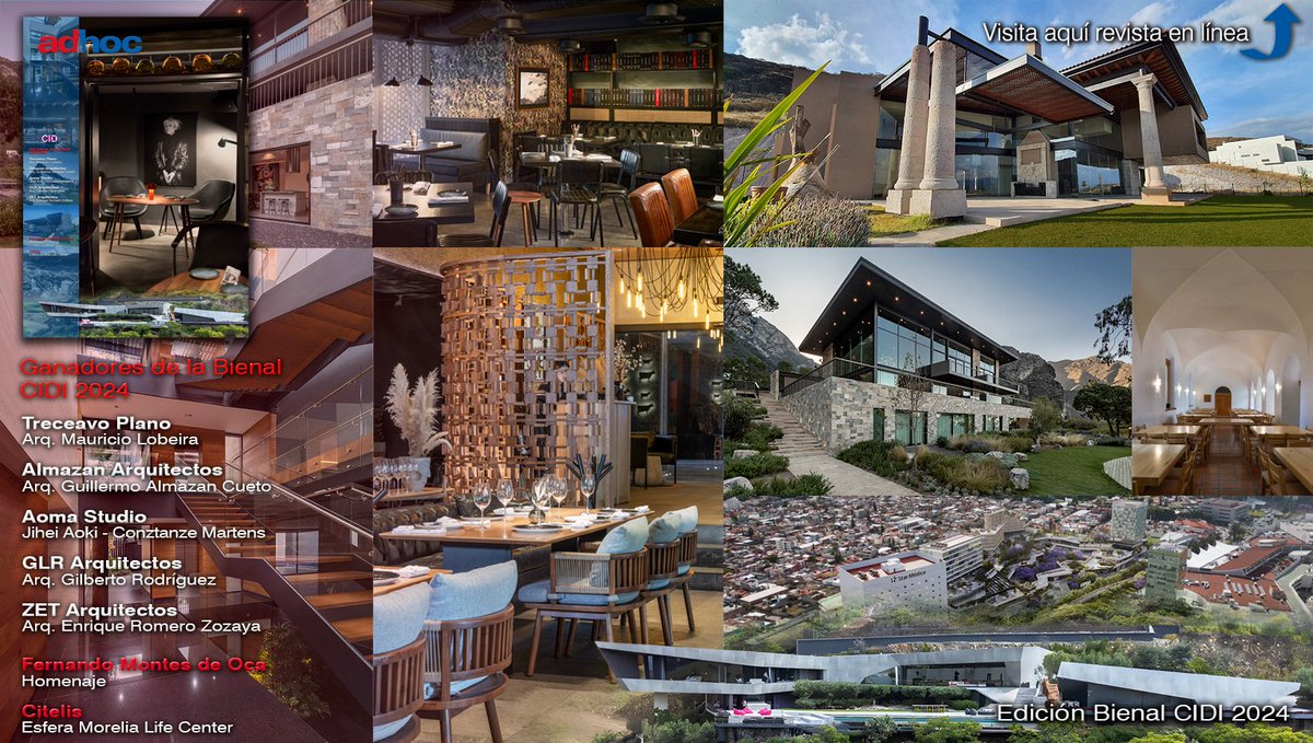 Edición: Premio CIDI 2024

Vé Revista en línea:
adhocmexico.com

#adhoc #adhoc_magazine #adhoc_mexico #arquitectura #Monterrey #design #NuevoLeón #citelis #QuintanaRoo
<a href="/Rescom_Sonora/">Rescom</a>
#Sonora #nuevoleón #Monterey #decoracion #residential #Decoration #furniture