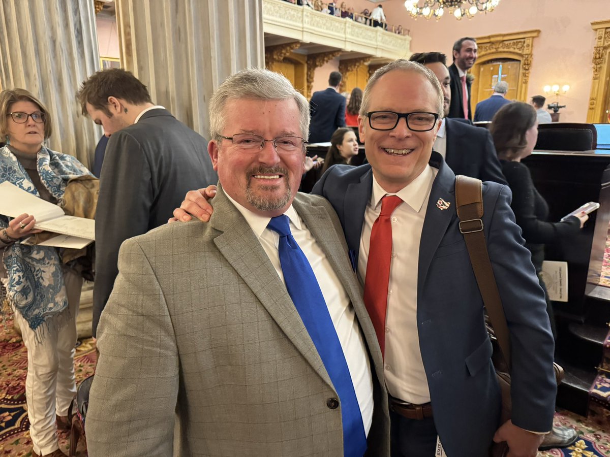 An honor to be on the floor of the Ohio House today on the inception of the 136th General Assembly.
