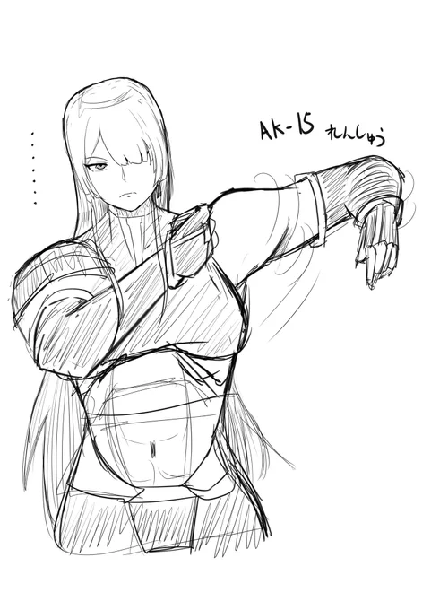 練習したい部分が上手くできなかったけど、顔が最高にイメージ通りの顔が描けてしまった⋯⋯ 