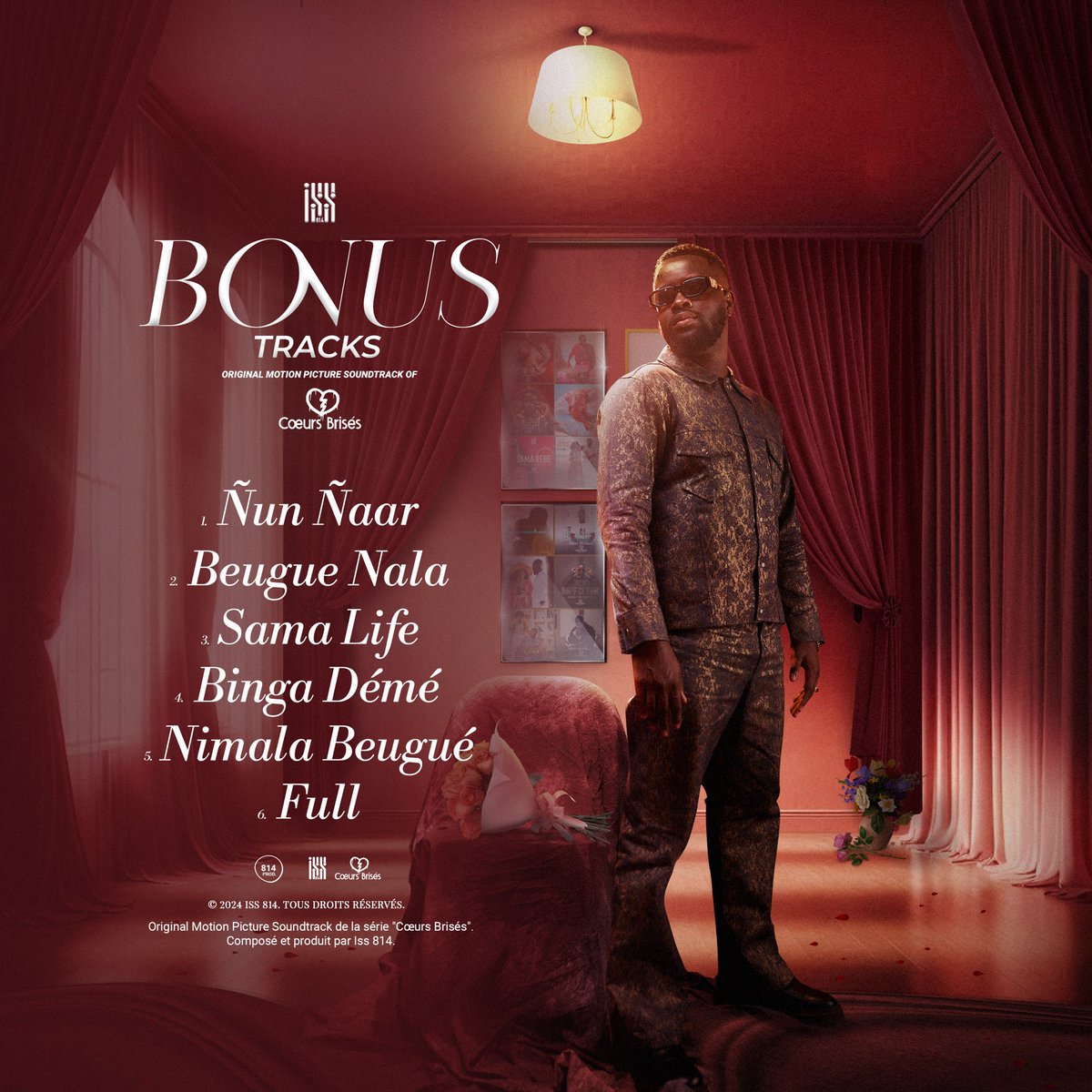 En ce début d’année, je suis heureux de partager avec vous ce projet qui me tient particulièrement à cœur : la sortie des morceaux qui ont accompagné la série “Cœurs Brisés”. 
- 20:00 : Dispo sur YouTube
- Et minuit: dispo partout en Streaming
#linkinbio