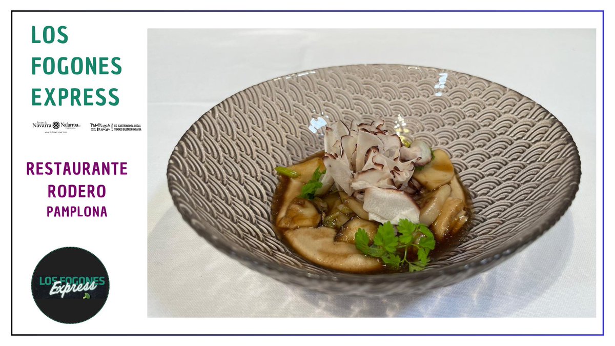 Hoy vuelven #LosFogonesDelReyno con chef
<a href="/KoldoRodero/">Koldo Rodero</a> del #RestauranteRodero 
🍄Royal de hongos en texturas
⏰ Martes 22:10h en <a href="/NavarraTV/">Navarra Televisión</a> 
👉 Con apoyo de <a href="/VisitNavarra/">Visit Navarra</a> y <a href="/VisitPamplona/">Pamplona - Iruña Turismo</a> 
📽️Producido por los #RestaurantesDelReyno
 #Pamplona #Iruña #Navarra
