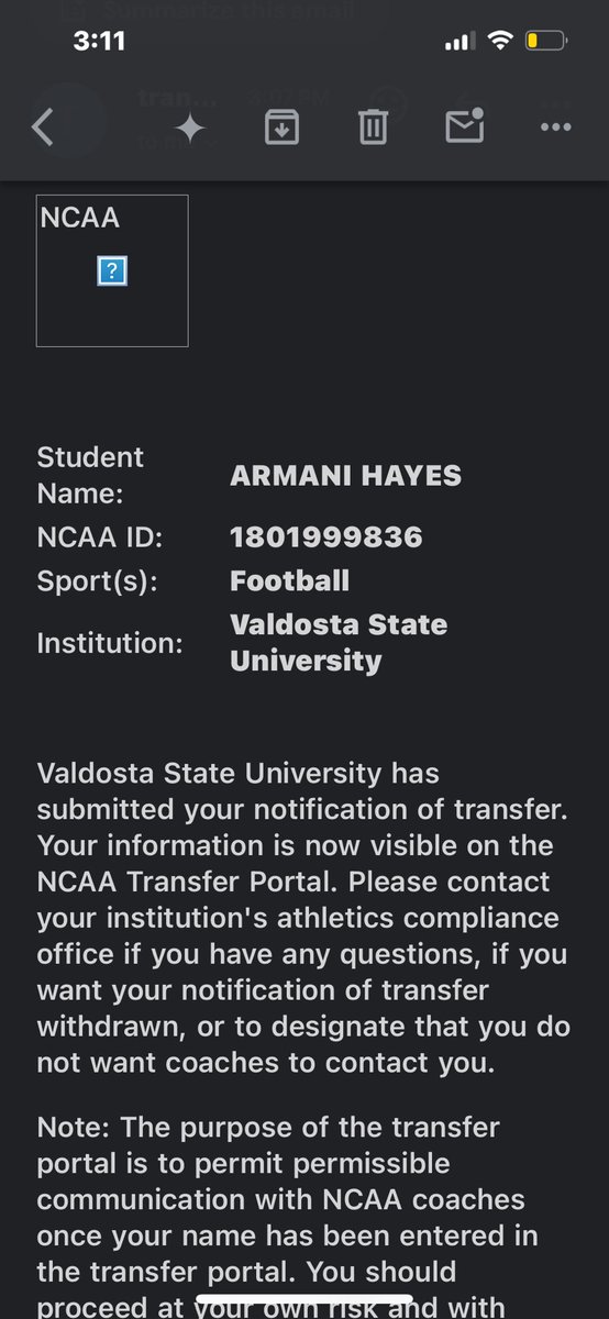 Armani Hayes tweet media