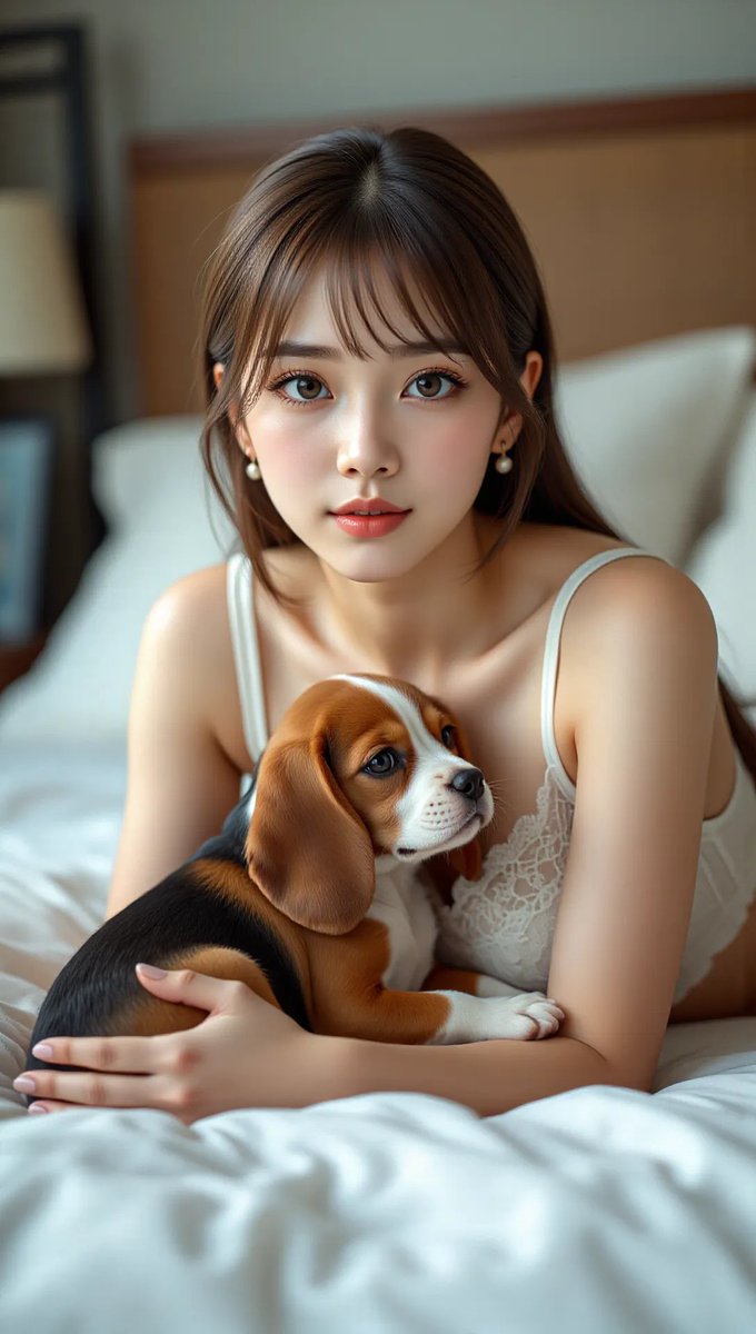 aifeifei799's tweet image. A little Sir Beagle just came running over—cutest surprise ever! 🐾❤️ My heart is officially melted. #BeagleLove #PuppyCuteness #BestDayEver