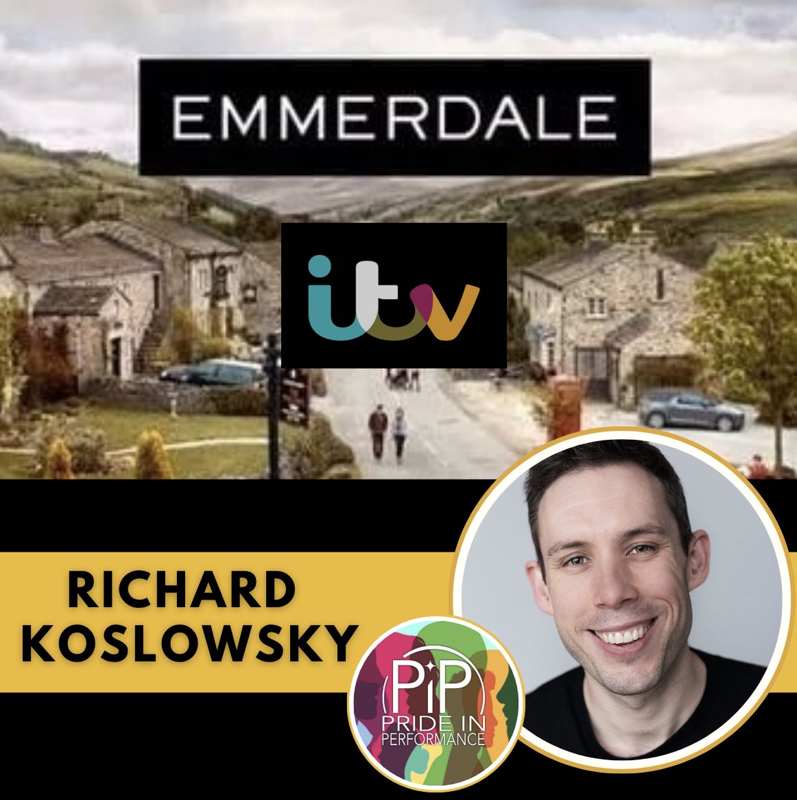 PIPtalent's tweet photo. 🎉COMING UP🎉
You can catch our wonderful #PiPster
RICHARD KOSLOWSKY @RichKoslowsky  on EMMERDALE
Thurs 9th Jan @ITV 7.30pm!
#Casting @FayeStyring @EzraTren
And we can't wait!!

https://t.co/voJ14H1XSu https://t.co/0QGnWjjqEs