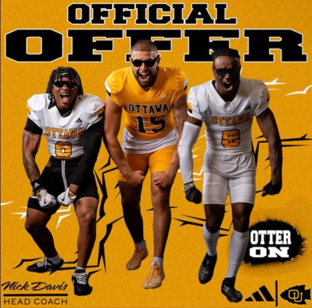 After a great conversation with <a href="/Coach_CAnderson/">Coach CA</a>, I am blessed to have received an offer from Ottawa University! 

<a href="/CJBennett_08/">The Stable</a> <a href="/QBcoach1/">Chip Bennett</a> <a href="/JeffersonFBClub/">Jefferson Football Club</a> <a href="/JBOYS_FOOTBALL/">Jefferson Football</a> <a href="/Andy_Villamarzo/">Andy Villamarzo</a> <a href="/BigCountyPreps1/">BCP SPORTS</a> <a href="/On3sports/">On3</a> <a href="/PrepRedzoneFL/">Prep Redzone Florida</a> <a href="/247Sports/">247Sports</a> <a href="/Rivals/">Rivals</a> <a href="/QBHitList/">QBHitList.com</a>