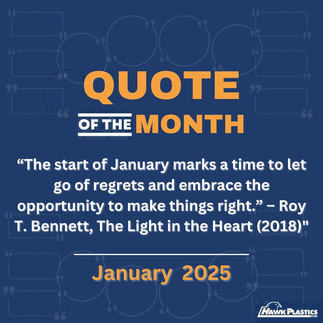 HawkPlastics's tweet photo. Quote of the Month - January 2025 💬📷

#HawkPlastics #Hawk #PlasticsManufacturing #Windsor #WindsorOntario #LocalEmployer #LocalEconomy #SupplyChain #AutoSupplier #YQG #BuildingTomorrow #Manufacturing #People #MadeInOntario #CanadianMade #Quality #EmployingCanadians #Hiring https://t.co/WEQPTISWmJ