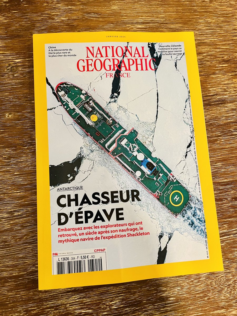 Jeremie Morizet (@jeremiemorizet) on Twitter photo Notre travail est a l’honneur ce mois ci dans l’édition France du @NatGeoMag.
<a href="/Endurance_22/">Endurance22</a> <a href="/DeepOceanSearch/">Deep Ocean Search</a> #FMHT #Shackleton #Endurance Notre travail est a l’honneur ce mois ci dans l’édition France du @NatGeoMag.
<a href="/Endurance_22/">Endurance22</a> <a href="/DeepOceanSearch/">Deep Ocean Search</a> #FMHT #Shackleton #Endurance