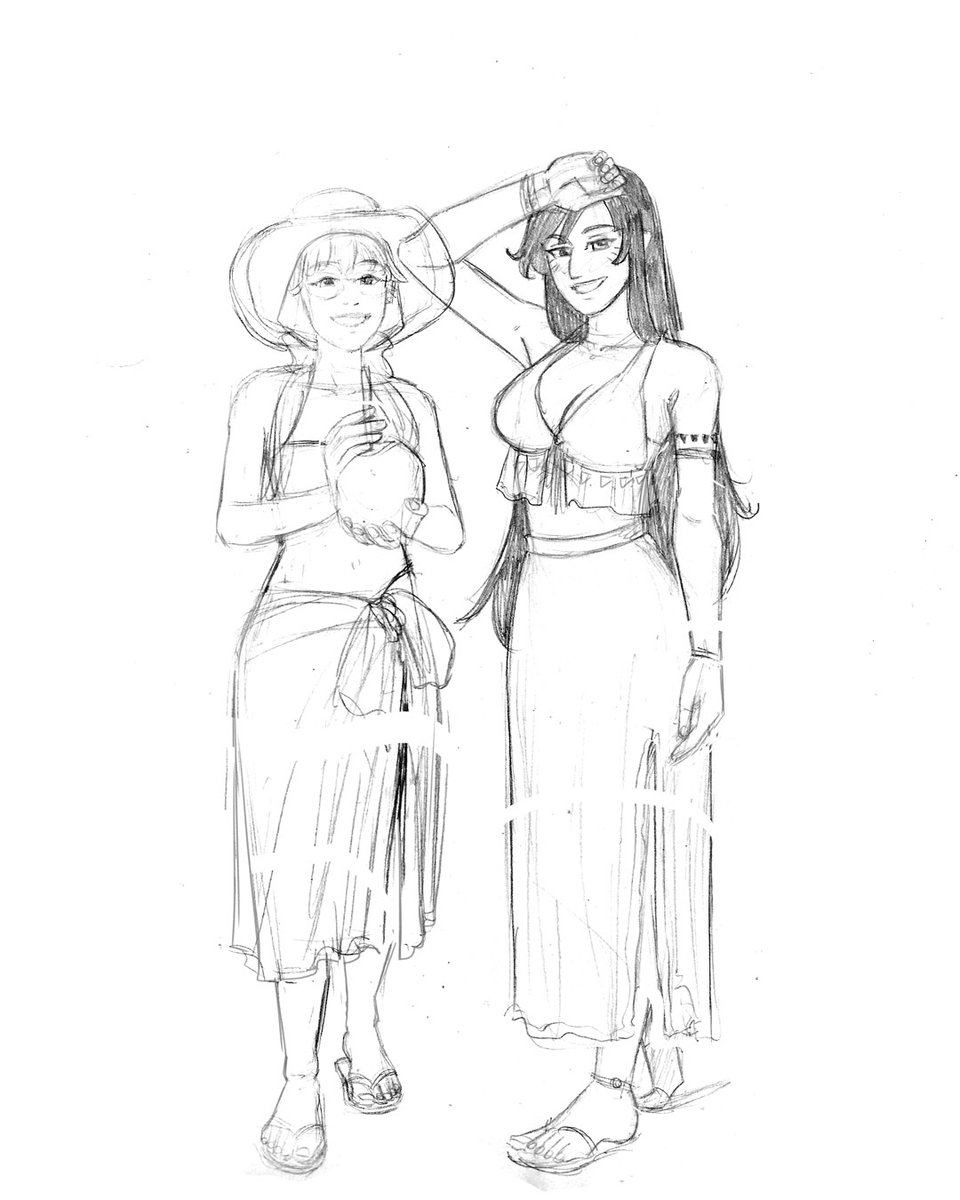 Sometimes I feel like putting subs goals for Love is a Riddle, like I had in Vowrune. My secret 100k subs goal would be a beach episode XD.

So I guess, I'll keep that. If I ever reach 100k subs, the girls are celebrating on the beach🌞🥥⛱️.

#loveisariddle #yuri #beach