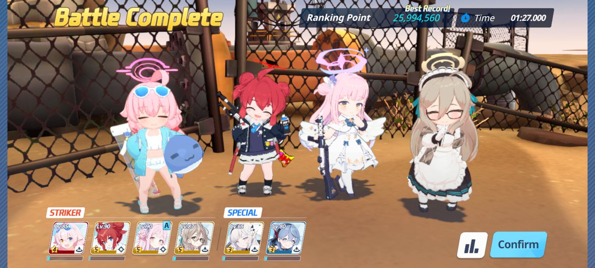 MarioMaster94's tweet image. Finally managed to score just enough for platinum rank in a Blue Archive raid!