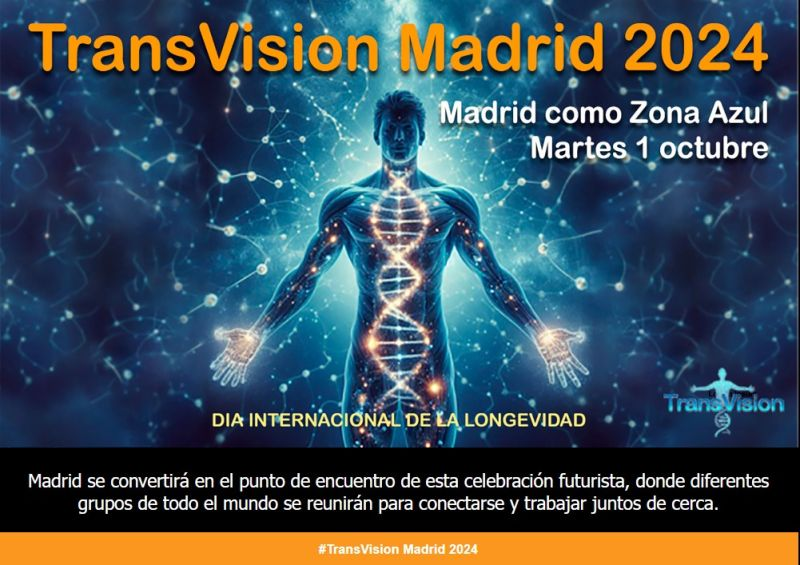 📢 El Día Internacional de la Longevidad, celebraremos la I Cumbre Internacional por la #Longevidad, #TransVision Madrid 2024. 👵👴#TransVisionMadrid 

📅 1 de octubre 2024 ¡No te lo pierdas!

ℹ️ Información, programa e inscripciones en: s.mtrbio.com/ghyiflnham