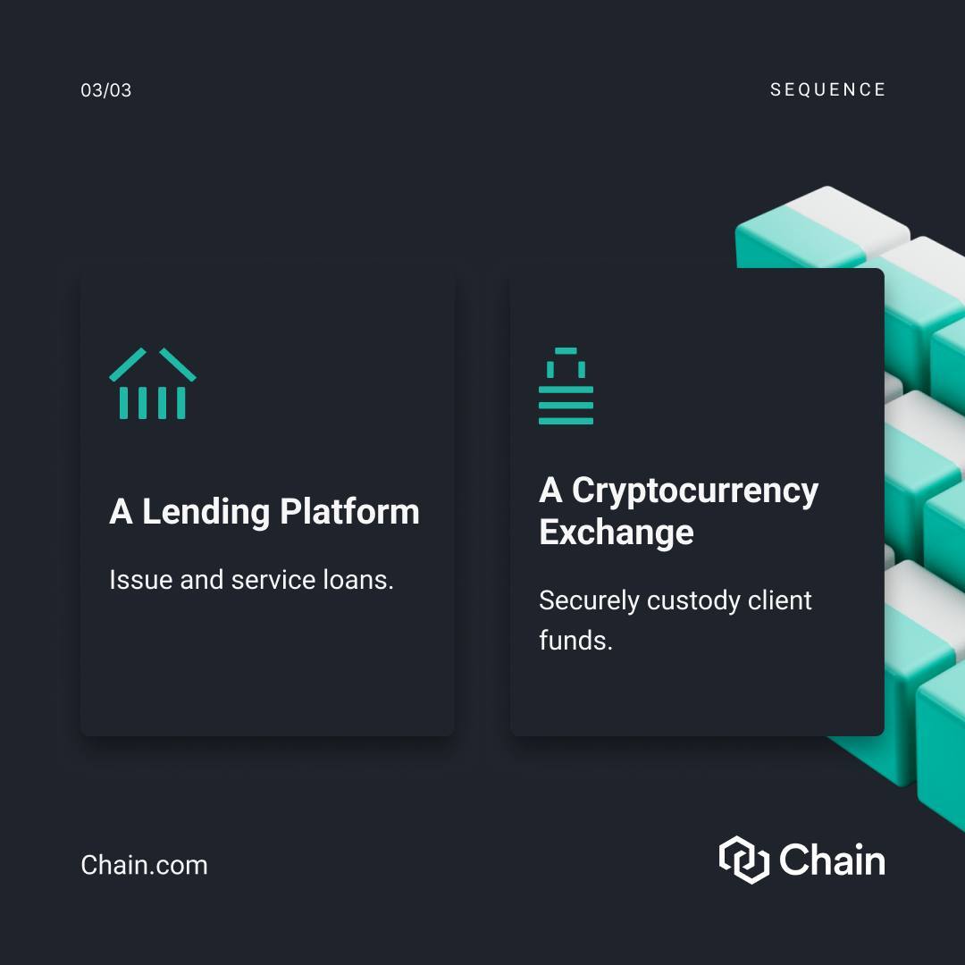 Chain's tweet image. Power your products with the perfect blend of cloud computing convenience and cryptographic security with #ChainSequence. Swipe to begin building, managing, and scaling innovative solutions. 💡

For more information, visit: chain.com