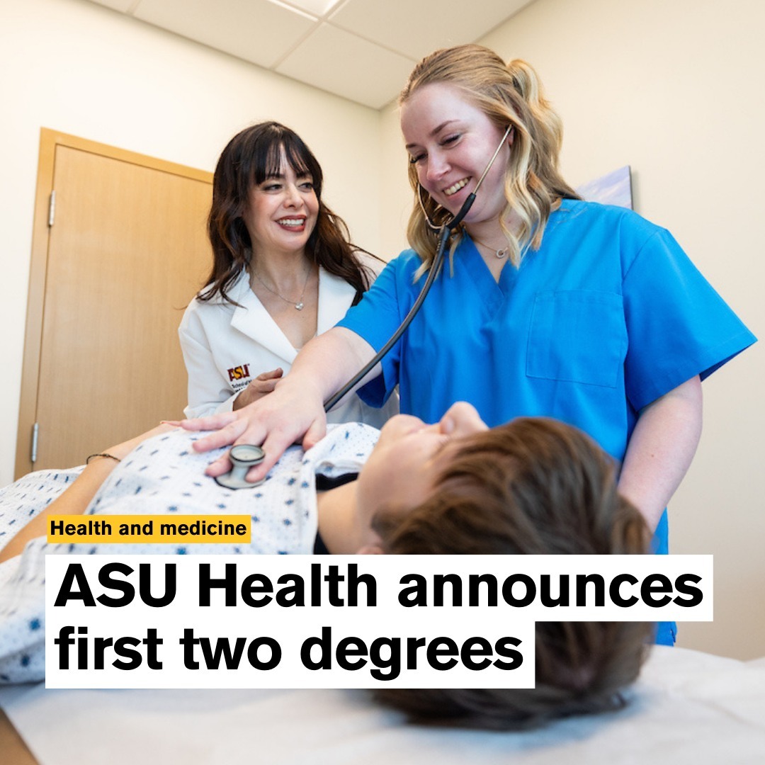 New opportunities in public health: ASU’s new School of Technology for Public Health will launch its first degree programs in fall 2025. 

Learn more about the one-year Master of Science in public health technology and the two-year Master of Public Health: ow.ly/3tPi50Uqmb4