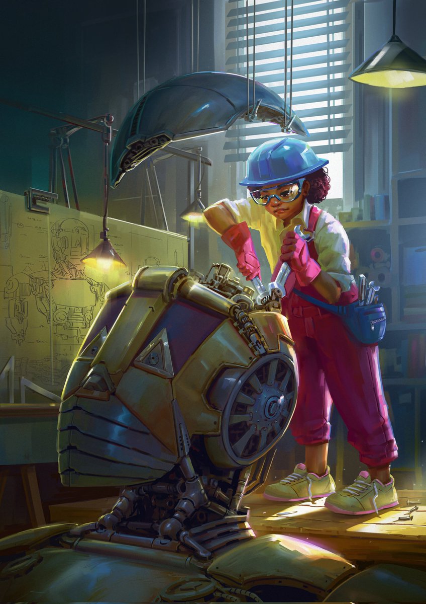 Been ages since I posted any personal work here. Had a ton of fun with this one. It's a different take on an old piece I create a while back. 
#digitalart #digitalpainting