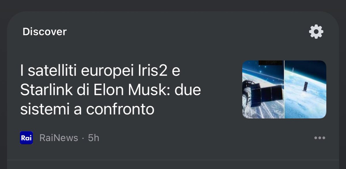 andst7's tweet photo. Il confronto: 

Starlink è sistema più avanzato e sicuro al mondo di connettività satellitare

IRIS2  non esiste, ma è costato all’Italia già milioni di euro per gli studi di fattibilità. https://t.co/2Vd7sMW1w2