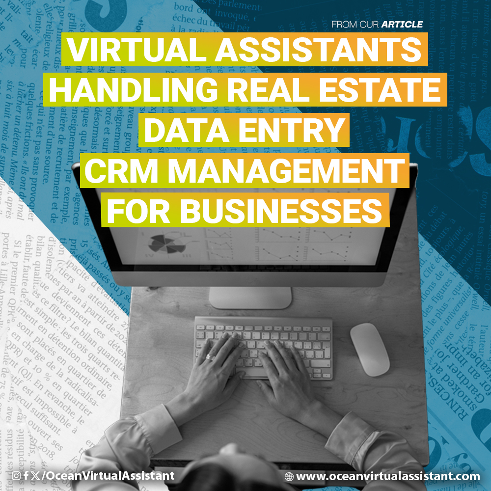 oceanvastaffing's tweet image. Real estate pros, let VAs handle your data entry &amp;amp; CRM management! 🏠💻 Focus on deals while we keep your backend running smoothly. Ready to simplify your workflow? #RealEstateBusiness #OceanVirtualAssistant #BusinessGrowth