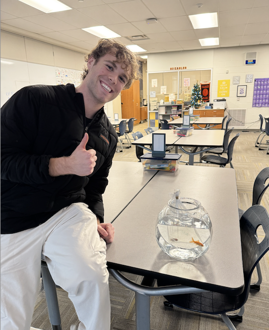 12/17/24 Today I 🐠 my job because I received the most....creative Christmas gift I've ever received from a student in 22 years of teaching. Meet Michael Jordan and Larry Bird!