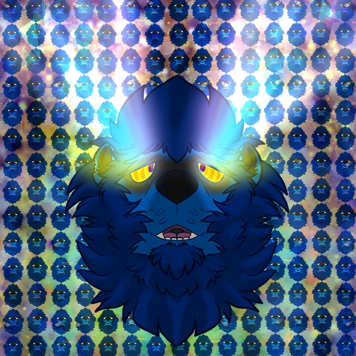My art friends are amazing. Expect to see this on blotter at FWA. Bet it'll be the trippiest badge you see all con! lolol