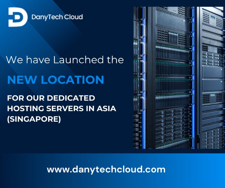 DanyTechCloud's tweet photo. Exciting news! Our dedicated hosting servers are now up and running in our new location in Asia (Singapore)! 🚀 Experience lightning-fast database hosting with DanyTechCloud today.

https://t.co/ldvquPhDnY

#newlocation #dedicatedhosting #databasehosting #danytechcloud https://t.co/A3lq7TzRFs
