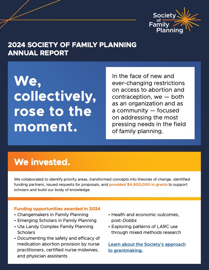 In case you missed it, please join us in acknowledging what we were able to accomplish — together — in 2024 by reading our year in review.

societyfp.org/about/annual-r…