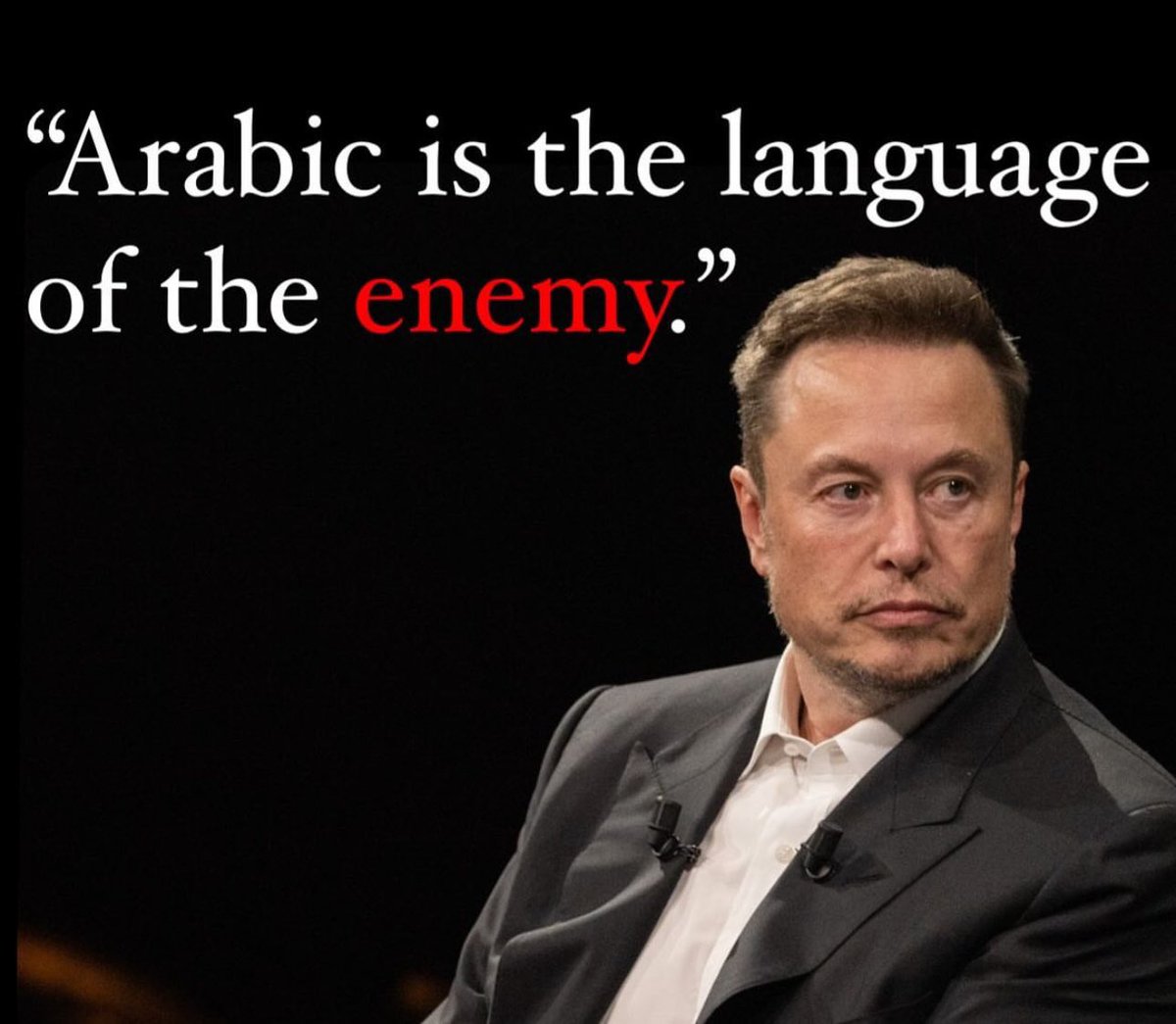 SuppressedNws's tweet image. Elon Musk hates Arabs.
